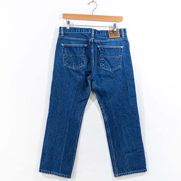 Polo Jeans Co Ralph Lauren Weekender Jeans Y2K 32 x 27 Womens 10 - Picture 1 of 8